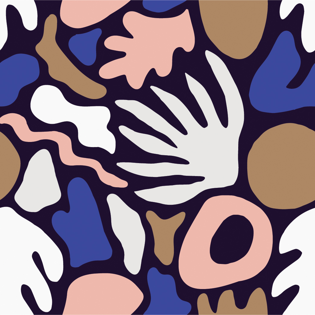 podszewka torby desert flower