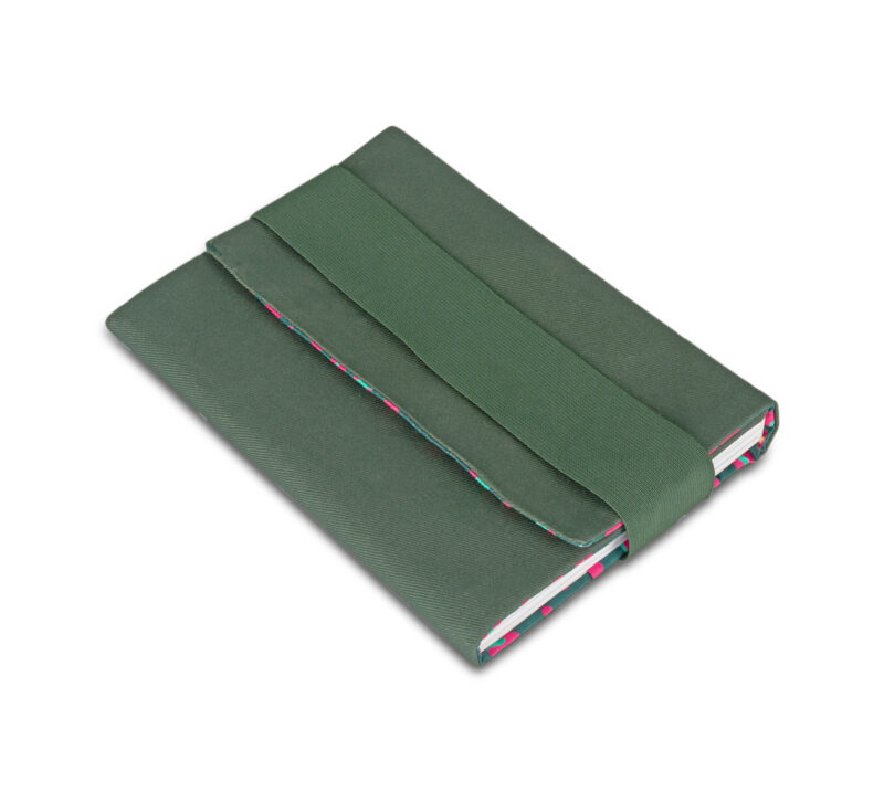 etui ochronne na książkę wild green zamkniete